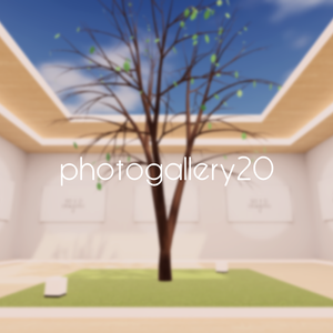 【VRChat想定】photogallery20【ワールドアセット】