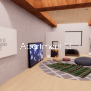 【VRChat想定】Apartment13【ワールドアセット】