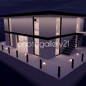 【VRChat想定】photogallery21【ワールドアセット】