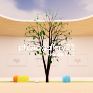 【VRChat想定】photogallery23+exhibition3【ワールドアセット】