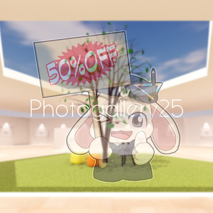 【標準ベイク版】VRChat想定 : Photogallery25【12/19-21半額セール中！】