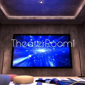 【VRChat想定】TheaterRoom1【ワールドアセット】