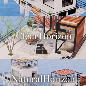 [VRChat Ready] HorizonTrilogy (3-Asset Value Pack) [World Asset]