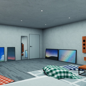 【VRChat想定】ConcreteHouse1.ReBuild (コンクリート打ちっぱなしハウス1.ReBuild)【ワールドアセット】 缩略图 4