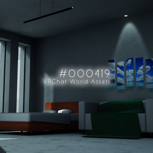 【VRChat想定】#000419【ワールドアセット】