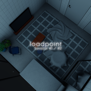 【9/27までセール中！】【VRChat想定】loadpoint ( saveslot #1 / #2 )【ワールドアセット】