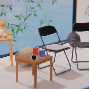 【無料】5000フォロワーありがとう！ワールドサムネ製作支援セット【VRChat想定】 缩略图 5