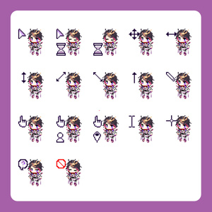Shu Yamino Mouse cursor pack 2.0 (NJSJ EN 4th) - shu3holic - BOOTH