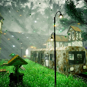 VRChat Forgotten Rail: A Fantasy Village / VRChat 忘却の軌道：幻の村 缩略图 2