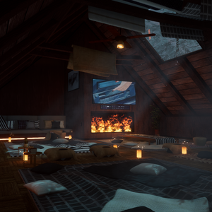 Winter Attic Retreat