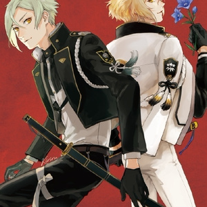 刀剣乱舞 伊達組アクリルキーホルダー(燭台切光忠・大倶利伽羅