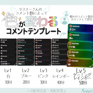 リスナーさんがどんどんコメントしたくなる！ネオンわんコメテンプレート