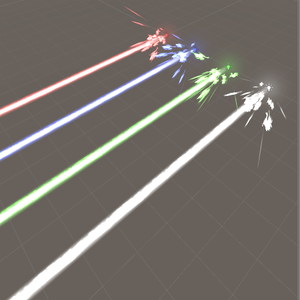 Unity,VRC等用ビームエフェクトvol.0