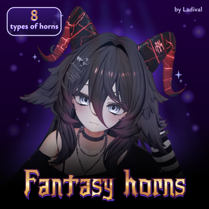 素晴らしい角 【オリジナル3Dモデル】 Fantastic horns