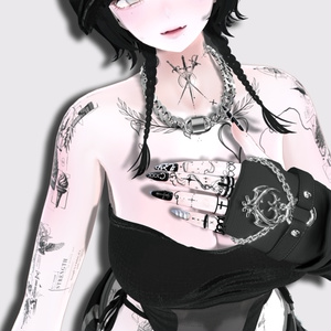 Harune Black＆White Metal material 缩略图 9