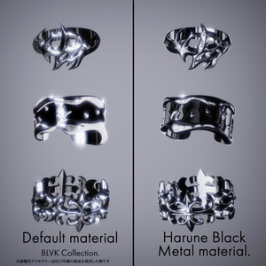 Harune Black＆White Metal material 缩略图 6