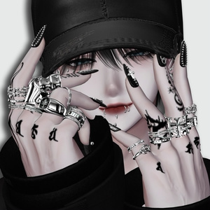 Harune Black＆White Metal material 缩略图 8