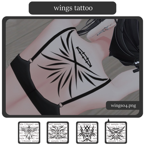 Wings tattoo 缩略图 4