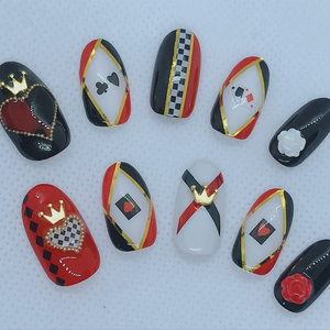 ななかまど出品 恋と深空ネイルチップオーダー 恋と深空 マヒル イメージネイル 250の通販 by Harapeko nail