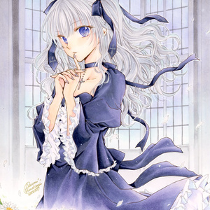 【イラスト原画】紫苑【A4】
