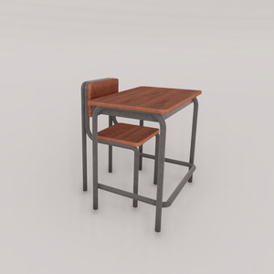 建築課題用｜学校家具3D 生徒机椅子セットモデル（SketchUp .skp）