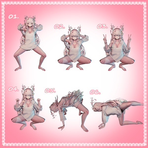 ❤️ Exhibitionism Pose Pack Vol.1 ❤️ 缩略图 2