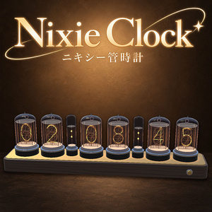 【無料】ニキシー管時計 / Nixie Tube Clock（VRChat ワールド用）