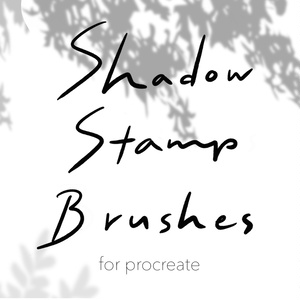 Procreate用シャドウスタンプブラシ