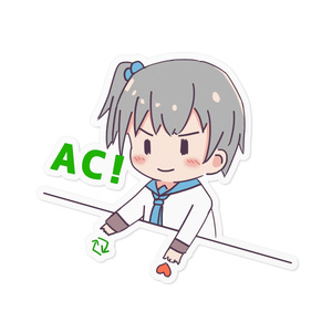ACきりみんちゃんステッカー