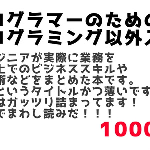 エンジニアのためのプログラミング以外入門【電子書籍】