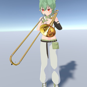 F管アタッチメント付テナートロンボーン 【3Dモデル】 ※2022/10/01更新 缩略图 6