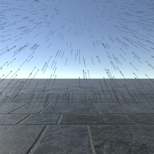 Rain of 10,000 Arrows VRC Particle Effect