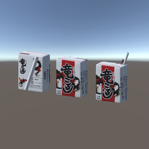 [無料] パック酒・竜ころし 【3Dモデル】 缩略图 2