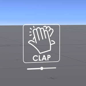 [無料] 拍手ボタン 【VRChatワールド用ギミック】
