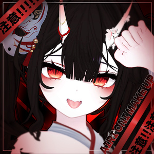 [ 愛莉, Airi ] Airi oni make up & body texture :: 愛莉 メイク