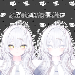 ⯎ルルネ, Rurune ⯎ Rurune Pure make up & body texture + Face Blendshapes ⯎ ルルネ メイク テクスチャ ⯎ 缩略图 4