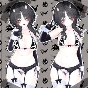 ♡【KUMALY / クマリ】 Kumaly Oni Make up & body texture + Face Blendshapes ♡ クマリ メイク テクスチャ♡ 缩略图 5