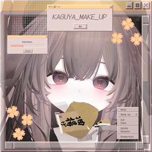 【 輝夜, Kaguya 】 Kaguya Soft make up & body texture + Face Blendshapes 【輝夜 メイク テクスチャ 】 