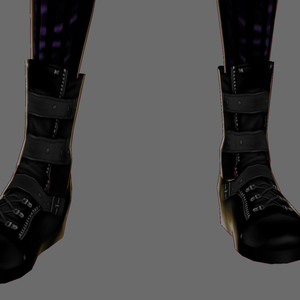Black Buckle Boots