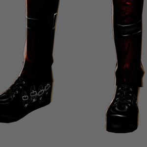 Black Leather Goth Shoes