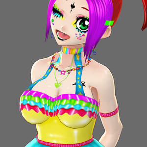 Colorful PVC Dress