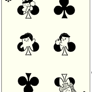 エリンギトランプ『クラブの6』