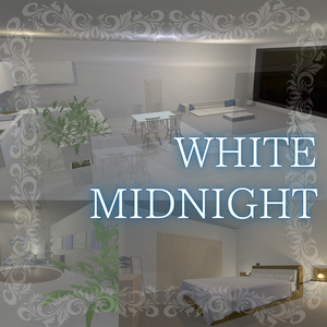 【VRC向けワールド】White Midnight【軽量！！PC / Quest対応】