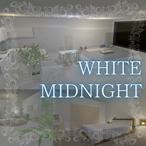 【VRC向けワールド】White Midnight【軽量！！PC / Quest対応】