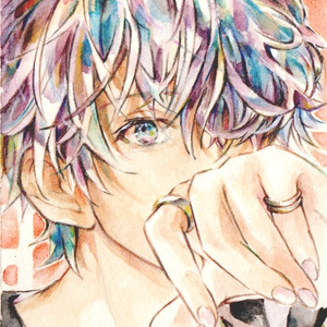 手描きイラスト アナログイラスト イラストオーダー 透明水彩 原画