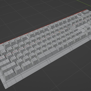 【Free】ゲーミングマウス　キーボード【3dmodel】 缩略图 12