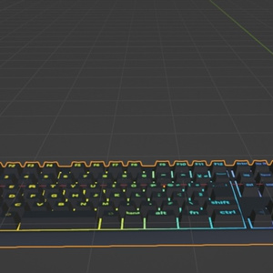 【Free】ゲーミングマウス　キーボード【3dmodel】 缩略图 15