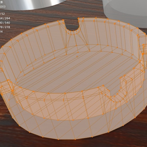 【Free】灰皿‐ashtray-【3dmodel】 缩略图 2
