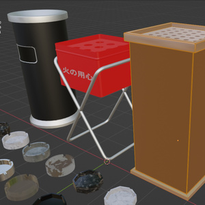 【Free】灰皿‐ashtray-【3dmodel】 缩略图 8