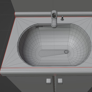 【Free】洗面台(wash basin)【3dmodel】 缩略图 4